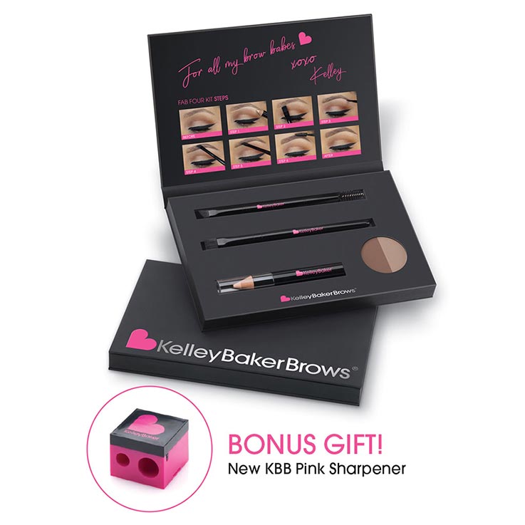 Fab Four Kit by Kelley Baker Brows | Naples Wax Center Brow Products